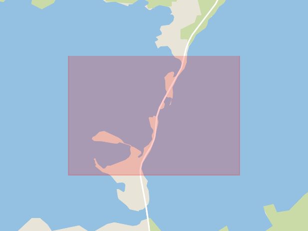 Karta som med röd fyrkant ramar in Hjälmaresund, Katrineholm, Södermanlands län