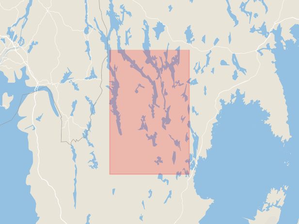 Karta som med röd fyrkant ramar in Bengtsfors, Steneby, Göteborg, Skara, Västra Götalands län