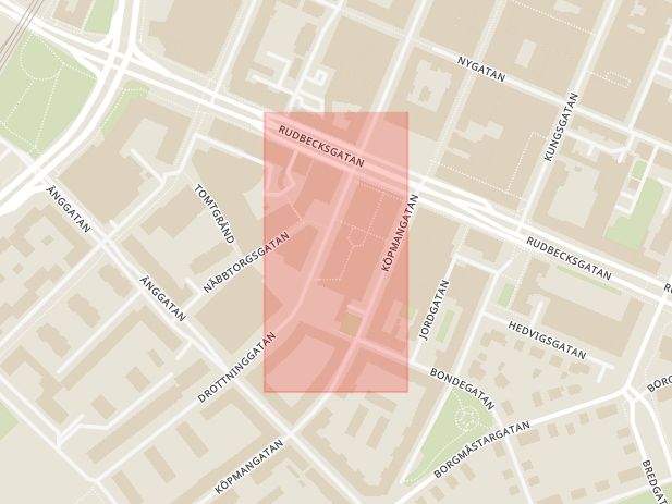 Karta som med röd fyrkant ramar in Krämaren, Örebro, Örebro län