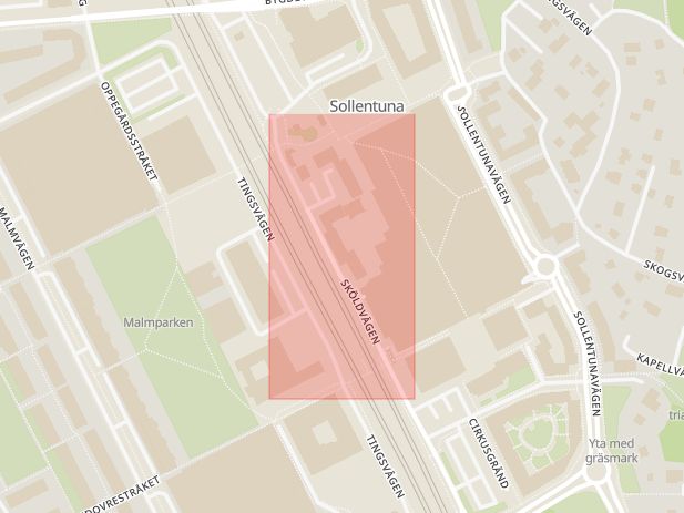 Karta som med röd fyrkant ramar in Stockholm, Gotland, Stockholms län