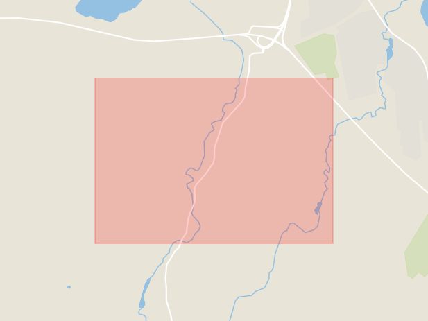 Karta som med röd fyrkant ramar in Pershyttan, Nora, Örebro län