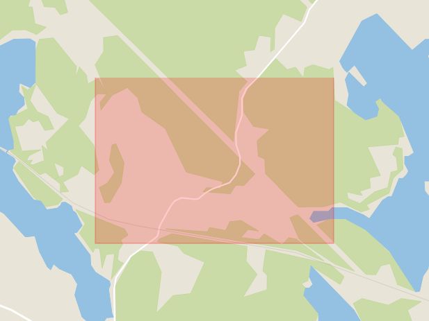 Karta som med röd fyrkant ramar in Lene, Brevik, Kil, Värmlands län
