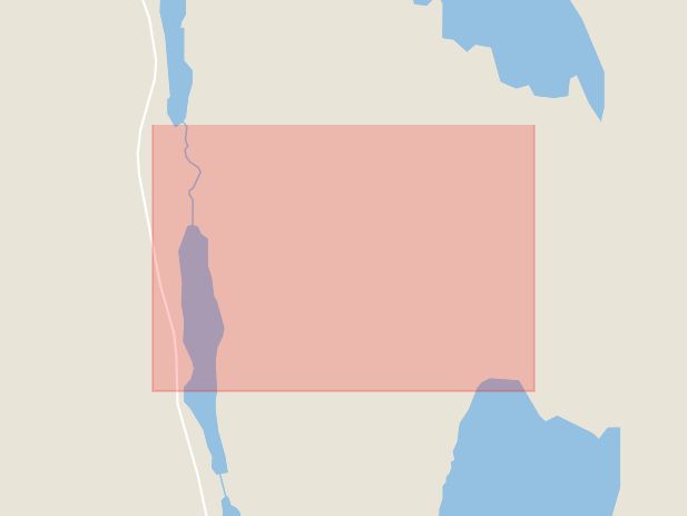 Karta som med röd fyrkant ramar in Loka Brunn, Hällefors, Örebro län