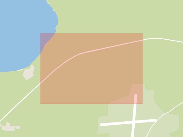Karta som med röd fyrkant ramar in Brattforsheden, Molkom, Karlstad, Värmlands län