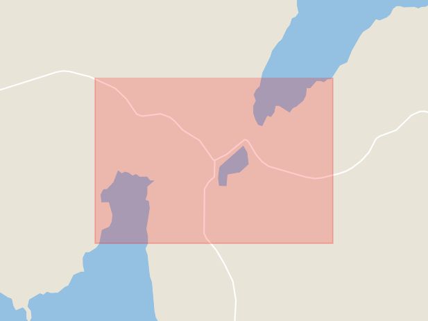 Karta som med röd fyrkant ramar in Mölnbacka, Forshaga, Värmlands län