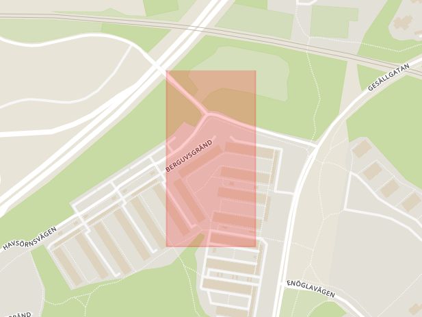 Karta som med röd fyrkant ramar in Lillsidan, Enköping, Uppsala län