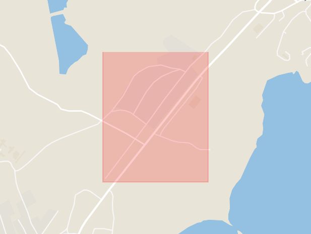 Karta som med röd fyrkant ramar in Pilvägen, Guldsmedshyttan, Lindesberg, Örebro län