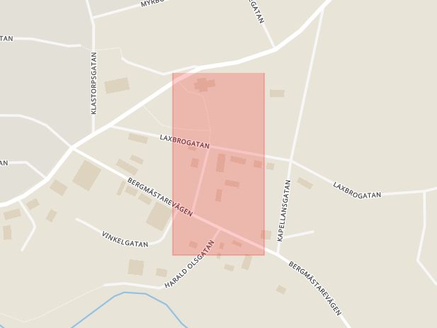 Karta som med röd fyrkant ramar in Ljusnarsbergs Kommun, Kopparberg, Linda, Ljusnarsberg, Örebro län