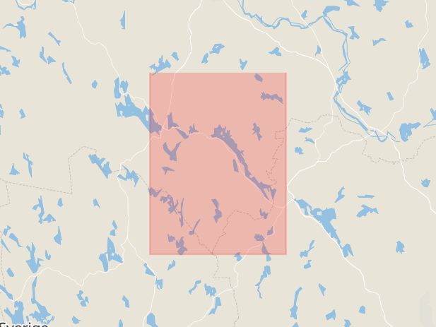 Karta som med röd fyrkant ramar in Smedjebackens Kommun, Smedjebacken, Dalarnas län
