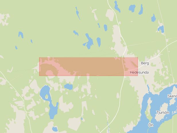 Karta som med röd fyrkant ramar in Vinnersjövägen, Hedesunda, Valbo, Noga, Gävle, Gävleborgs län