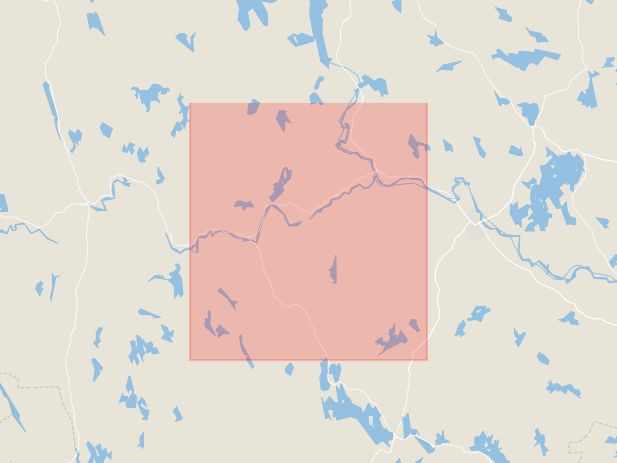 Karta som med röd fyrkant ramar in Gagnef, Dalarnas län