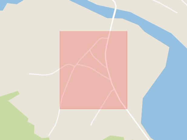 Karta som med röd fyrkant ramar in Hökviken, Falun, Dalarnas län