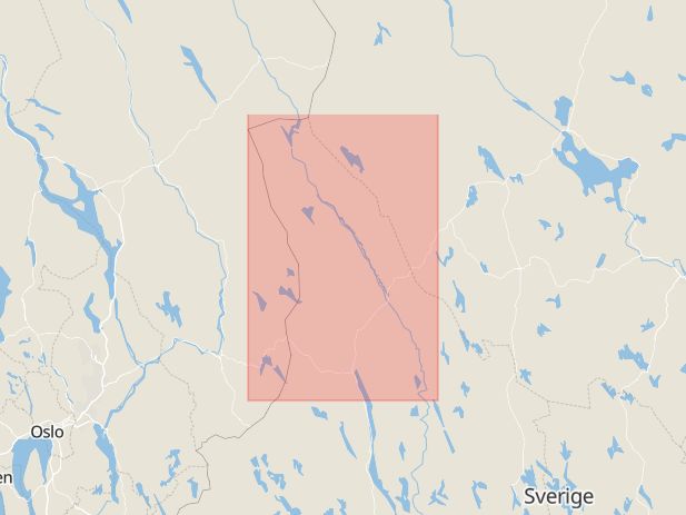 Karta som med röd fyrkant ramar in Torsby Kommun, Torsby, Värmlands län