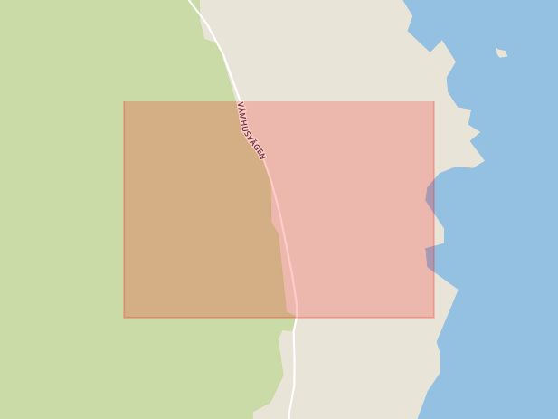 Karta som med röd fyrkant ramar in Bonäs, Mora, Dalarnas län