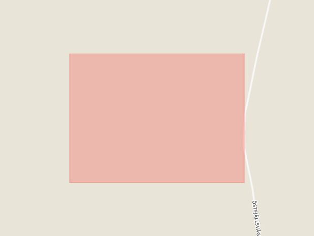 Karta som med röd fyrkant ramar in Orrliden, Malung-Sälen, Dalarnas län