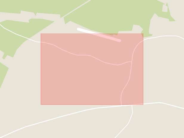 Karta som med röd fyrkant ramar in Heden, Bollnäs, Gävleborgs län