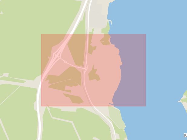 Karta som med röd fyrkant ramar in Stockvik, Bredsand, Västernorrland län, Västernorrlands län