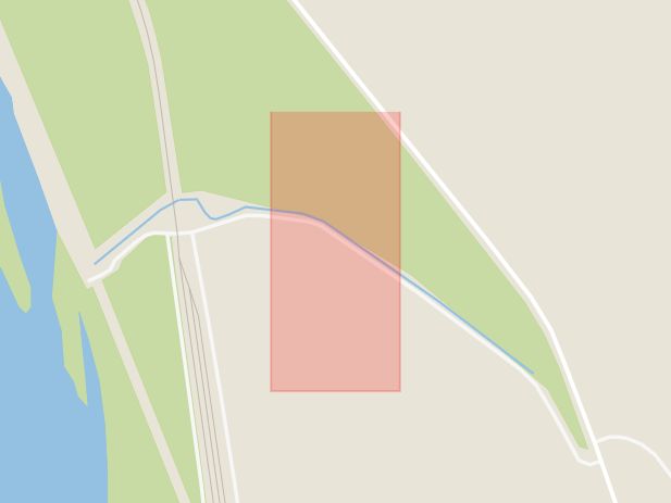 Karta som med röd fyrkant ramar in Midlanda, Timrå, Västernorrlands län