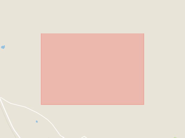 Karta som med röd fyrkant ramar in Grytan, Gäddede, Jämtlands län
