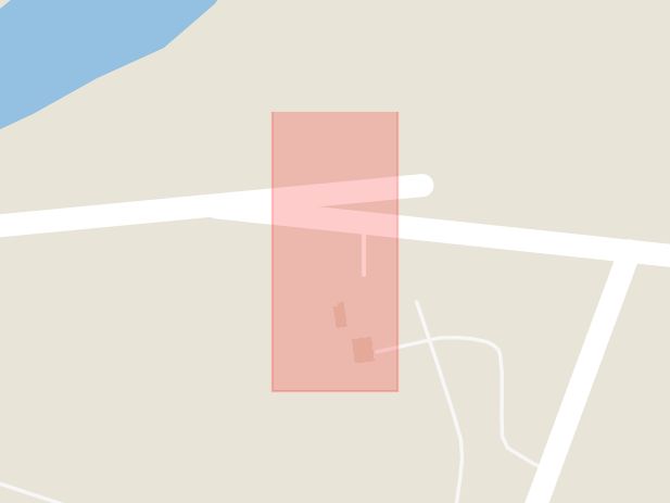 Karta som med röd fyrkant ramar in Flygfält, Åre