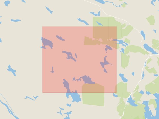 Karta som med röd fyrkant ramar in Sidensjö, Sollefteå, Örnsköldsvik, Västernorrlands län
