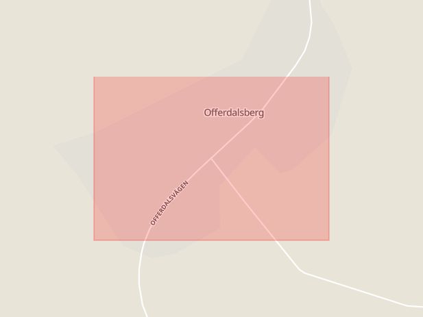 Karta som med röd fyrkant ramar in Berg, Krokom, Strömsund, Jämtlands län
