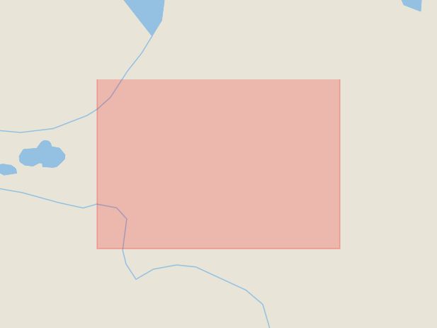 Karta som med röd fyrkant ramar in Åre Kommun, Krokoms Kommun, Jämtlands län