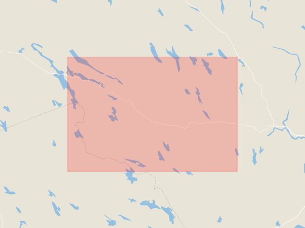 Karta som med röd fyrkant ramar in Bjurholms Kommun, Bjurholm, Västerbottens län