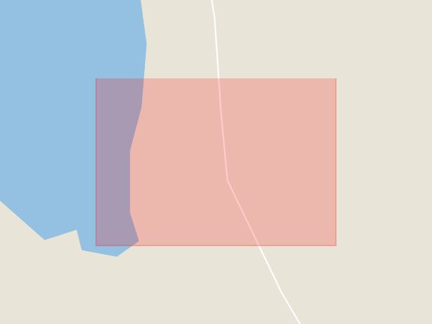 Karta som med röd fyrkant ramar in Laiksjö, Dorotea, Västerbottens län