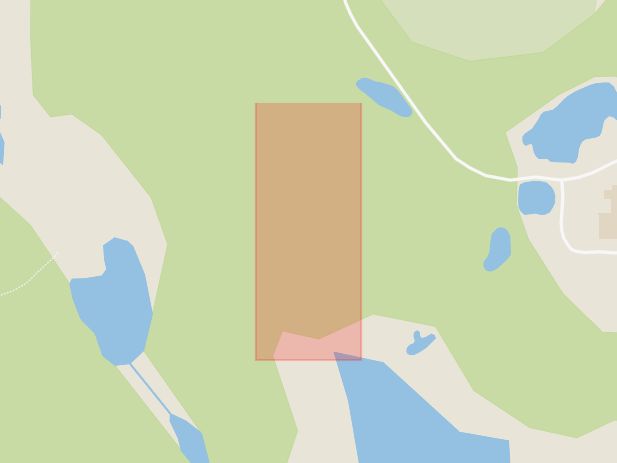 Karta som med röd fyrkant ramar in Haparanda, Riekkola, Norrbottens län