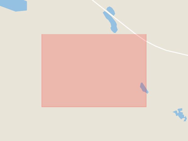 Karta som med röd fyrkant ramar in Solberg, Arjeplog, Notudden, Jokkmokk, Kiruna, Norrbottens län