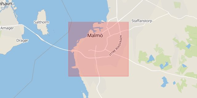 Karta som med röd fyrkant ramar in Vingsnäcksgränd, Limhamn, Kalkbrottet, Malmö, Skåne län