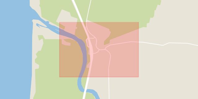 Karta som med röd fyrkant ramar in Snapparp, Halmstad, Laholm, Hallands län
