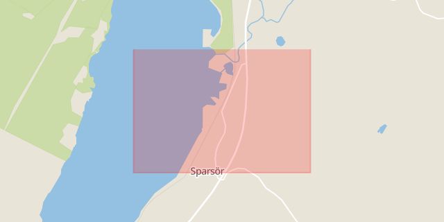 Karta som med röd fyrkant ramar in Borås, Sparsör, Okvägen, Vedum, Skara, Valhallagatan, Västra Götalands län