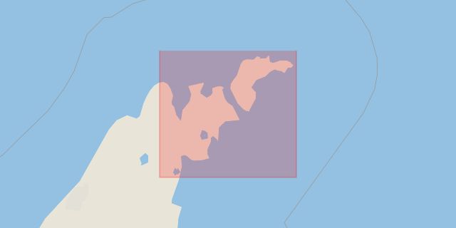 Karta som med röd fyrkant ramar in Tjugotre, Gotland, Gotlands län