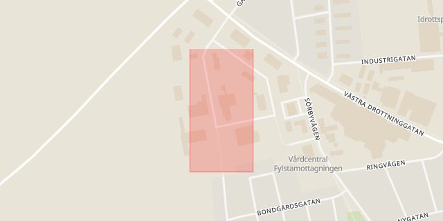 Karta som med röd fyrkant ramar in Örebro, Holmen, Kumla, Kvarnparken, Lindesberg, Brunnsparken, Karlskoga, Örebro län