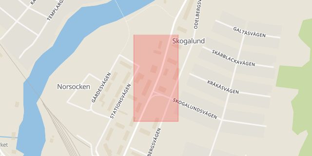 Karta som med röd fyrkant ramar in Bruket, Degerfors, Örebro län