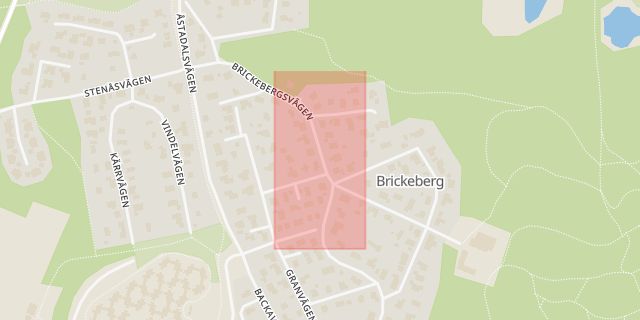 Karta som med röd fyrkant ramar in Örebro, Almby, Adolfsberg, Brickeberg, Kumla, Sickelsta, Örebro län
