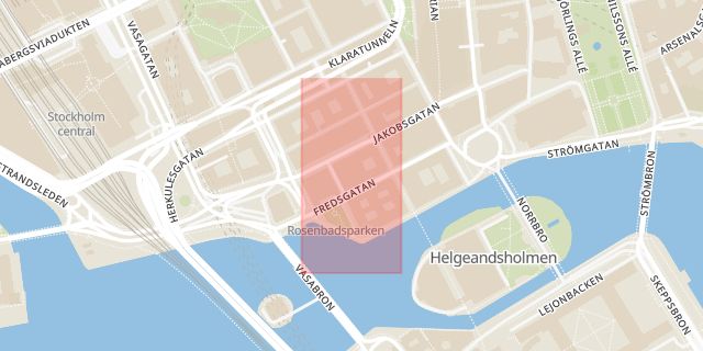 Karta som med röd fyrkant ramar in Liljeholmen, Stockholm, Stockholms län