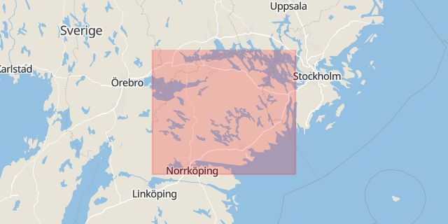 Karta som med röd fyrkant ramar in Aurora, Enkla, Södermanland, Södermanlands län