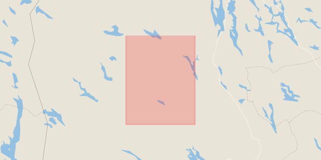 Karta som med röd fyrkant ramar in Vemdalen, Berg, Jämtlands län