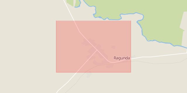 Karta som med röd fyrkant ramar in Ragunda Kommun, Ragunda, Jämtlands län