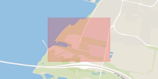 Karta som med röd fyrkant ramar in Sibbarp, Blond, Malmö, Skåne län