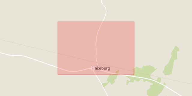 Karta som med röd fyrkant ramar in Flakeberg, Grästorp, Västra Götalands län
