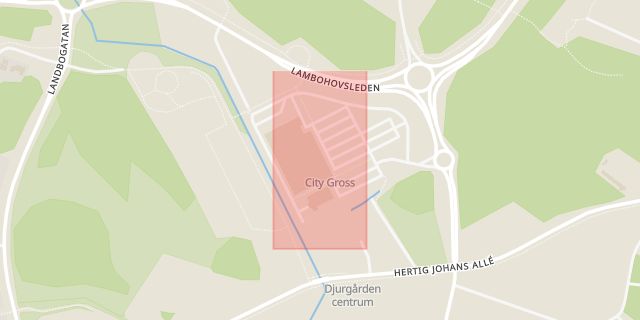 Karta som med röd fyrkant ramar in Åsmestadsgatan, Linköping, Östergötlands län