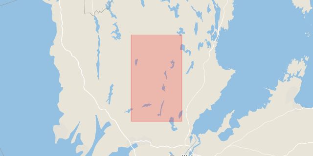 Karta som med röd fyrkant ramar in Färgelanda Kommun, Färgelanda, Västra Götalands län