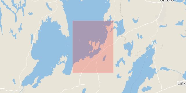 Karta som med röd fyrkant ramar in Skaraborg, Mariestads Kommun, Alingsås, Tjörn, Göteborg, Linnéplatsen, Linnégatan, Västra Götalands län