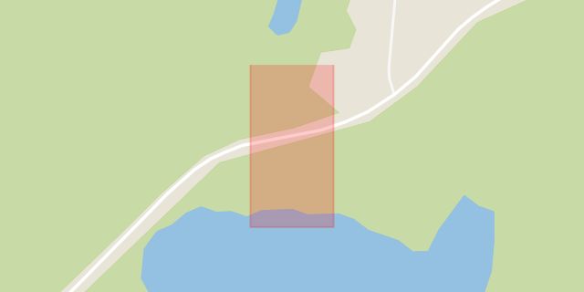 Karta som med röd fyrkant ramar in Risinge, Flen, Södermanlands län
