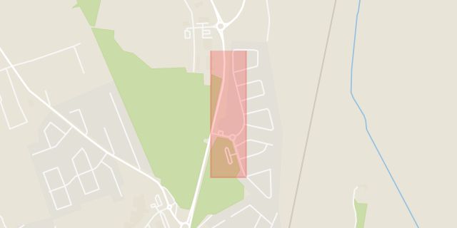 Karta som med röd fyrkant ramar in Smedstorp, Kumla, Örebro län