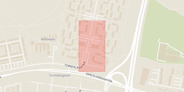 Karta som med röd fyrkant ramar in Örebro, Kvarntorp, Kumla, Oxhagen, Örebro län